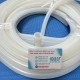 White silicone tubing (12x18) manufactured and precision-processed to specifications