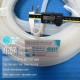White silicone tubing (12x18) manufactured and precision-processed to specifications