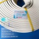 Rectangular white sponge rubber seal (10x50) for effective sealing and gap filling