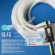 Highly elastic square silicone gasket; compensates for gaps and ensures a stable seal