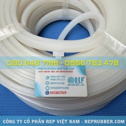 Heat-resistant white T-shaped silicone gasket (15x12x8) for effective gap sealing