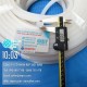Heat-resistant white T-shaped silicone gasket (15x12x8) for effective gap sealing