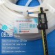 Heat-resistant white T-shaped silicone gasket (15x12x8) for effective gap sealing