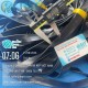 EPDM rubber U-channel seal 4x23x1 with 2mm gap