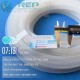 White silicone rubber U channel seal 26x16x2.5, 21mm gap