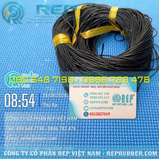 EPDM rubber seal D1 – 1mm Round rubber profile