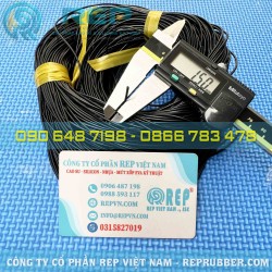 EPDM rubber seal D1.5 – 1.5mm Round rubber profile