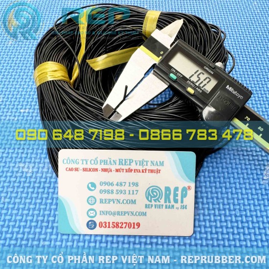 EPDM rubber seal D1.5 – 1.5mm Round rubber profile