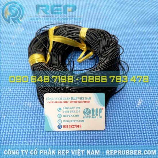 EPDM rubber seal D1.5 – 1.5mm Round rubber profile