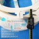 White silicone T-Profile gasket 38x26.5x9 – Custom silicone rubber profile