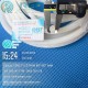 11x11x2 White E-Profile silicone hasket - Custom silicone seal
