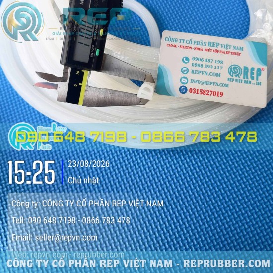 11x11x2 White E-Profile silicone hasket - Custom silicone seal