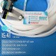 8x10x2 White U-Profile silicone gasket - Silicone seal