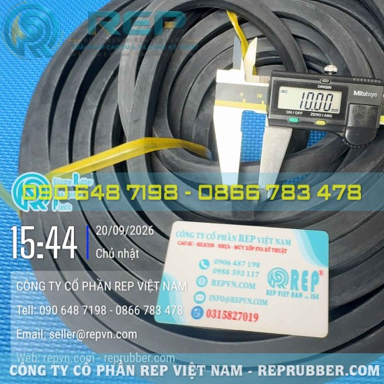 10x10 Square EPDM foam rubber gasket