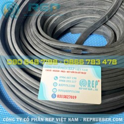 6x17mm Rectangular EPDM foam gasket for sealing and vibration damping